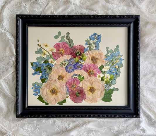 Heirloom Bouquet 16x20 Floral Preservation Frame